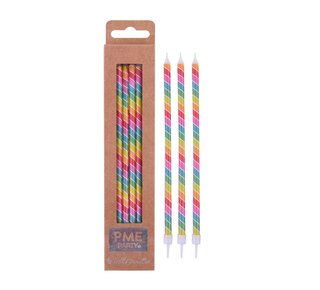 PME PME Candles Tall - Rainbow candles pk/6