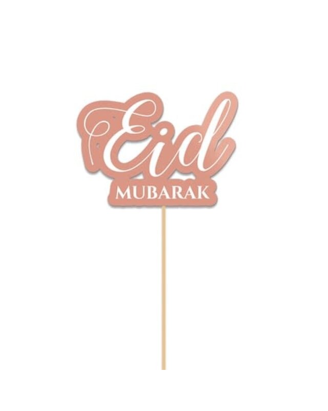 Haza Caketopper ’Eid Mubarak’ rose goud
