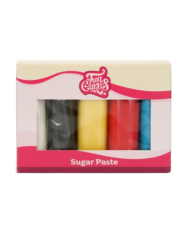 Funcakes FunCakes Fondant Multipack primary Colours 5x100g