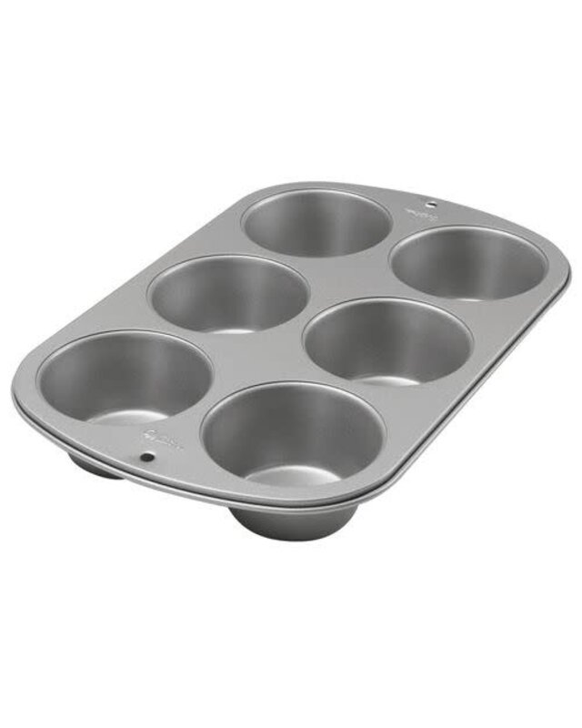 wilton Wilton Recipe Right 6 Cup Jumbo Muffin Pan