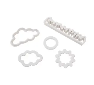 Brand New Cake Wolken & Gras Uitsteker Set/5