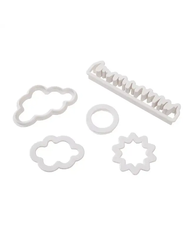 Brand New Cake Wolken & Gras Uitsteker Set/5