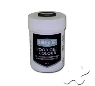 Brand New Cake Kleurstof Gel Wit 35gr ( BrandNewCake )