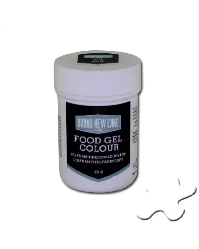 Brand New Cake Kleurstof Gel Wit 35gr ( BrandNewCake )