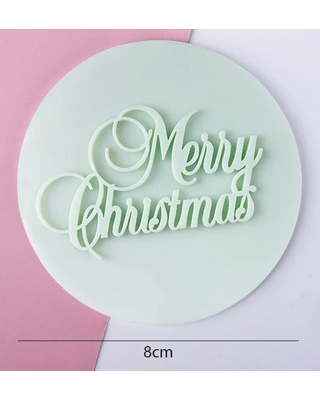 koekjes stempel debosser merry christmas A