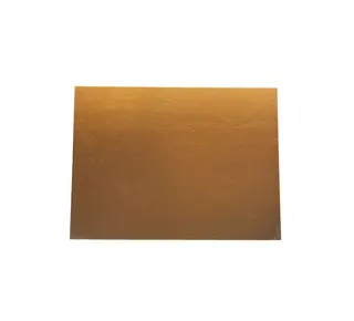 overig Taartkarton Rechthoek Goud/Zwart 30x40cm per stuk