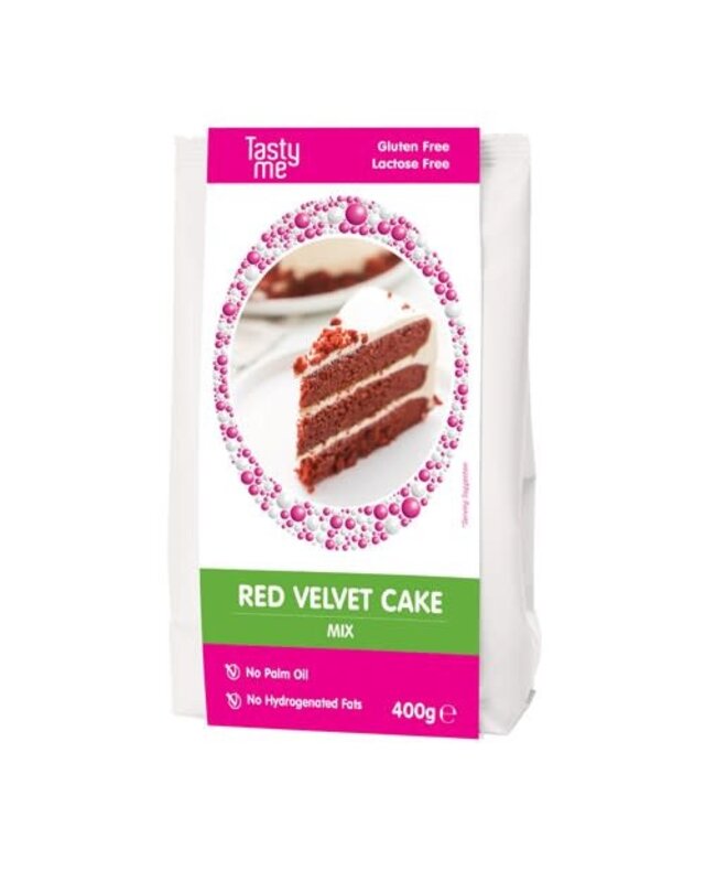 tastyme Red velvet cake mix glutenvrij