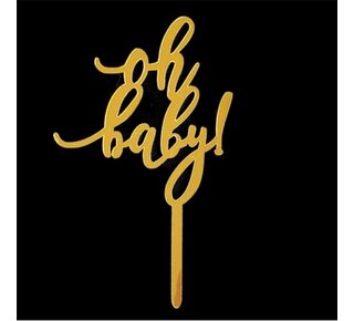 oh baby topper sierlijk goud