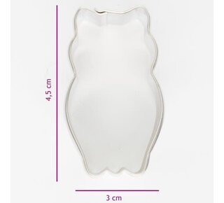 Cookie Cutters Koekjes Uitsteker Uil 4,5 cm
