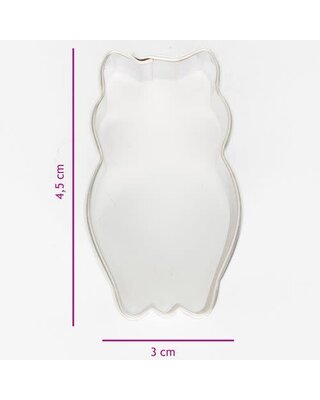 Cookie Cutters Koekjes Uitsteker Uil 4,5 cm