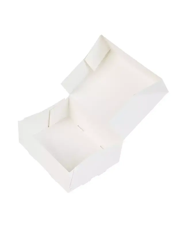 Brand New Cake Taartdoos 12x9,5x4,5cm. Wit C1 per 3 stuks