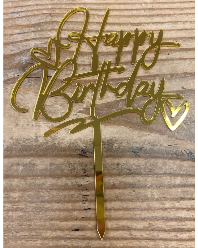 Happy birthday topper love