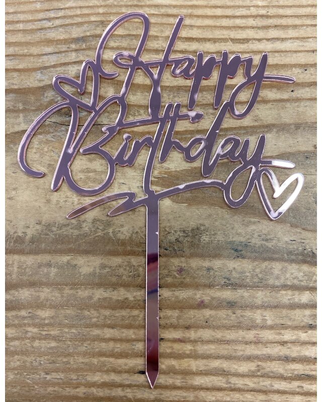 Happy birthday topper love