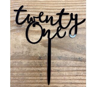 twentyone topper goud/zwart