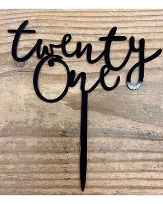 twentyone topper goud/zwart