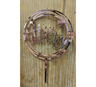 happy birthday topper hart div