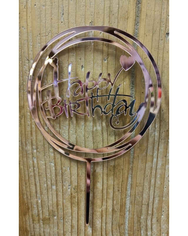 happy birthday topper hart div