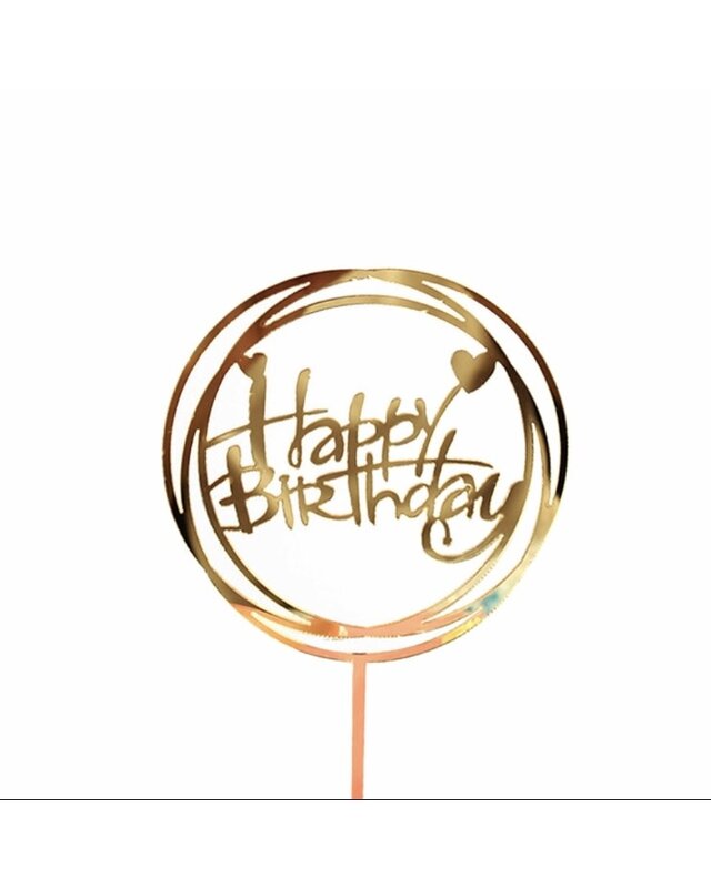 happy birthday topper hart div