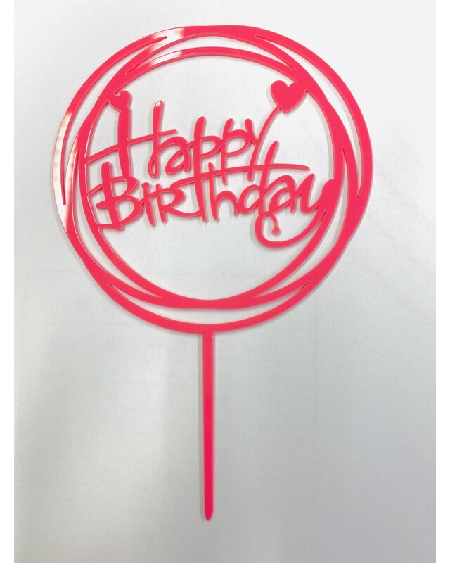 happy birthday topper hart div