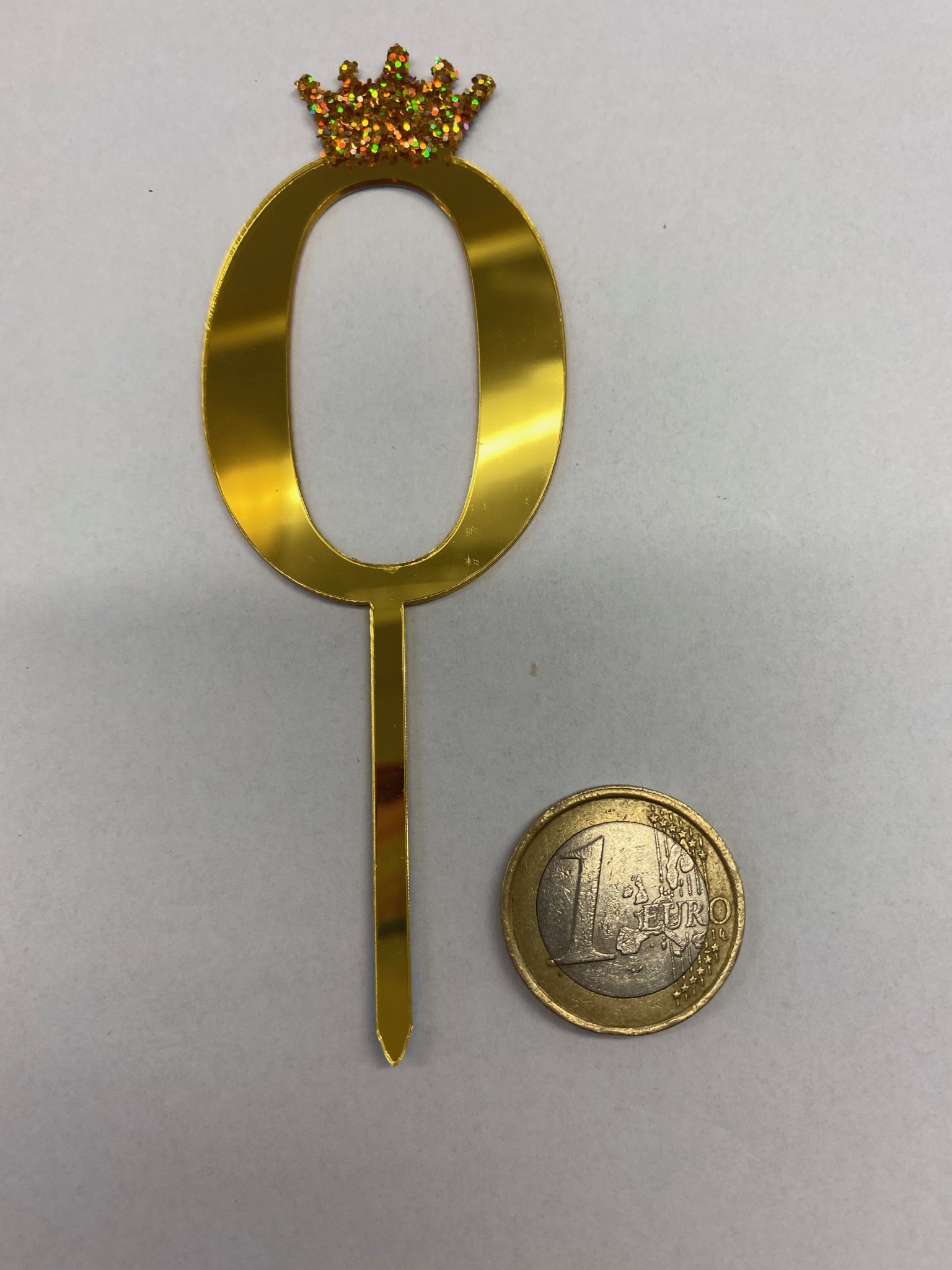 20 Gouden Acryl Cijfertoppers Voor Taarten – 15 Cm – Cijfers 0-9 – Voor Verjaardagen En Bruiloften