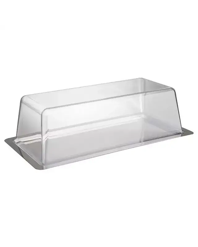 Taart/Cake Plateau RVS met Kap