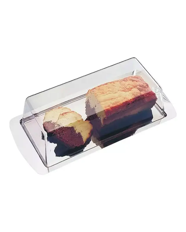 Taart/Cake Plateau RVS met Kap