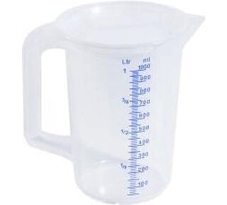 Maatbeker Kunststof, 0,50 liter