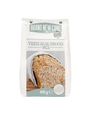 Brand New Cake Vezelrijk Broodmix 400g. Glutenvrij ( BrandNewCake )
