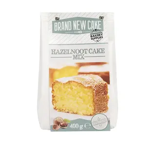 Brand New Cake Hazelnootcake-mix 400g. Glutenvrij ( BrandNewCake )