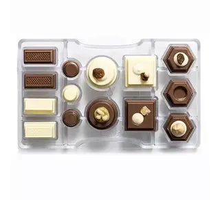 decora Bonbonvorm Geometrische vormen (14x) 25-30 mm