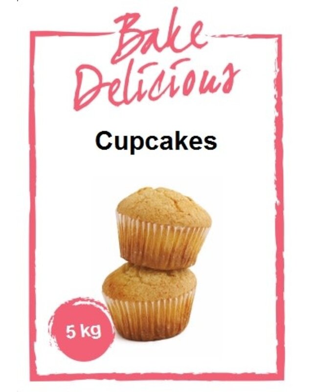 bake delicious Mix voor Cupcakes 5 KG ( Bake Delicious )