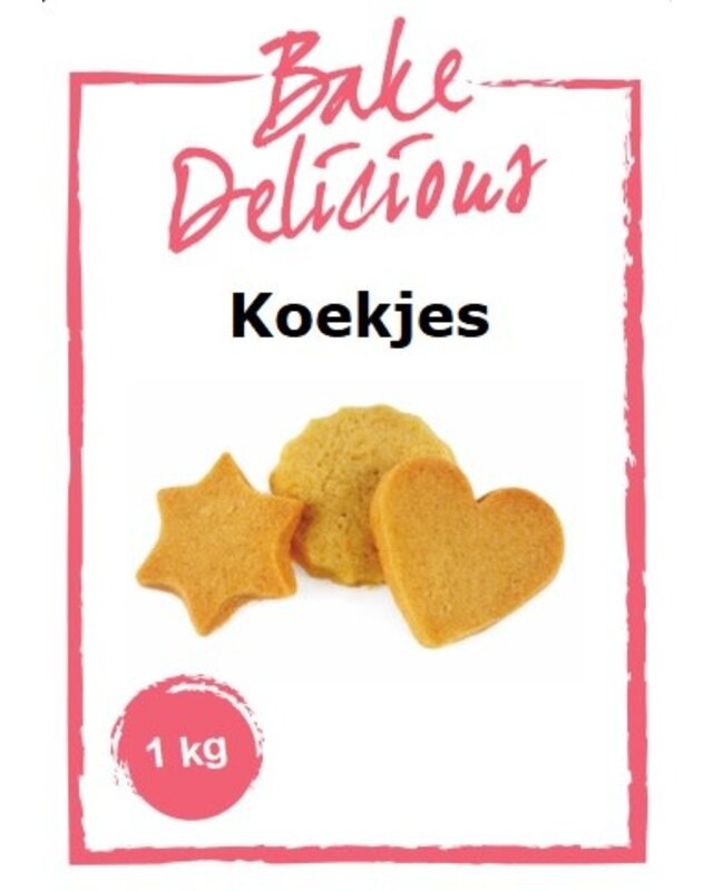 bake delicious Koekjes mix 1000 gram ( Bake Delicious )