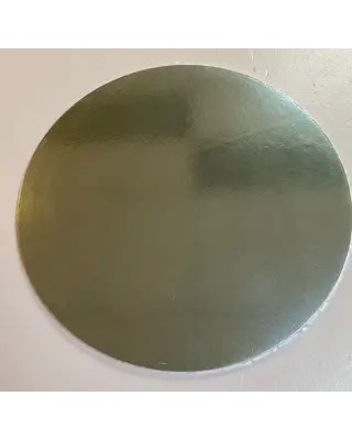 Cakeboard extra stevig zilver 25cm pak 10 stuks