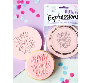 Sweet Stamp Outboss Best Mom Banner