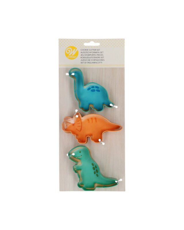 wilton Wilton Dinosaur Cookie Cutter Set 3pc