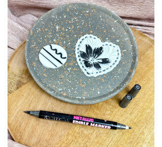 sprinklelicious Edible Marker METALLIC - Grey