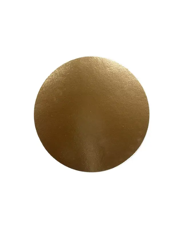 Taartkarton Goud/Wit Ø24cm per stuk