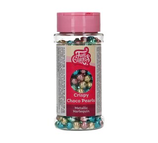 Funcakes FunCakes Crispy Choco Pearls - Metallic Harlequin 60g