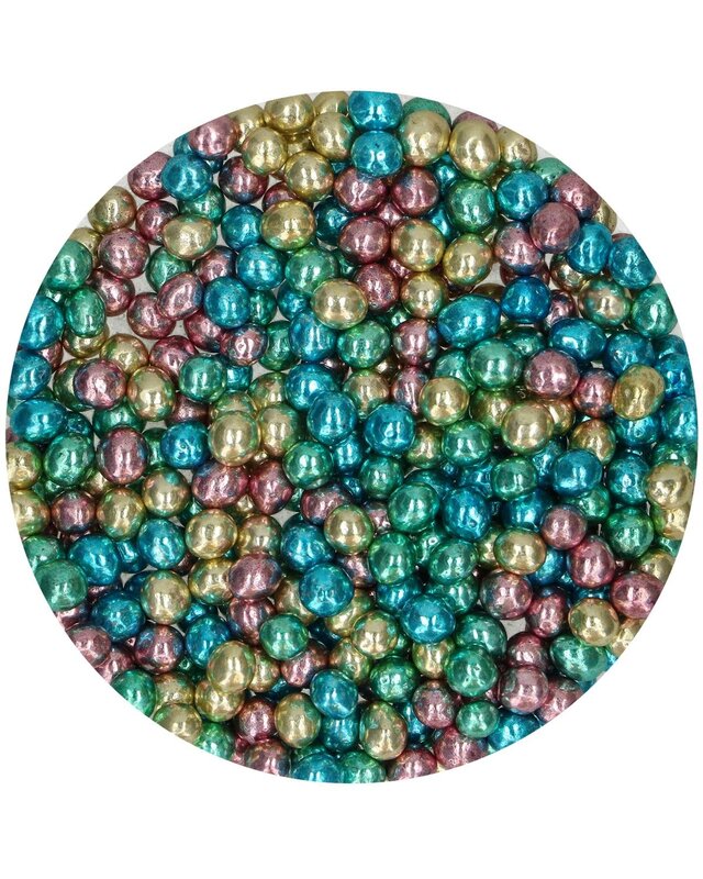 Funcakes FunCakes Crispy Choco Pearls - Metallic Harlequin 60g