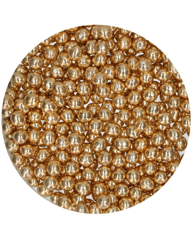 Funcakes FunCakes Crispy Choco Pearls - Metallic Gold 60g