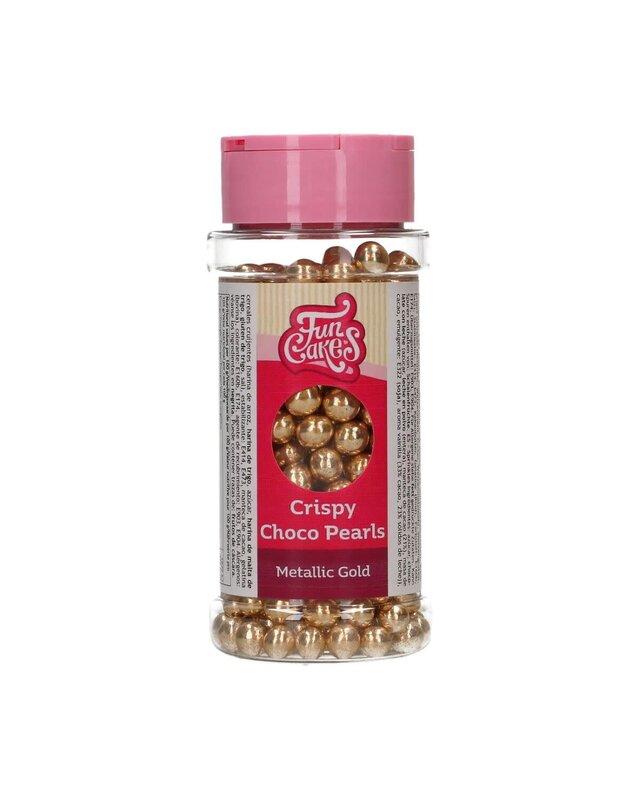 Funcakes FunCakes Crispy Choco Pearls - Metallic Gold 60g