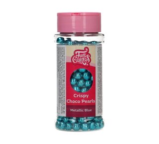 Funcakes FunCakes Crispy Choco Pearls - Metallic Blue 60g