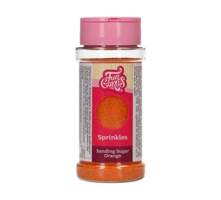 Funcakes FunCakes Sanding Sugar 80g - Oranje