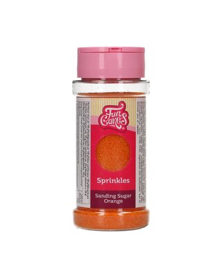 Funcakes FunCakes Sanding Sugar 80g - Oranje