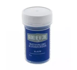 Brand New Cake Natuurlijke Kleurpoeder Blauw 5g ( BrandNewCake )