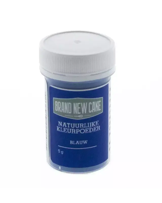 Brand New Cake Natuurlijke Kleurpoeder Blauw 5g ( BrandNewCake )