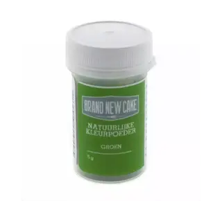 Brand New Cake Natuurlijke Kleurpoeder Groen 5g ( BrandNewCake )