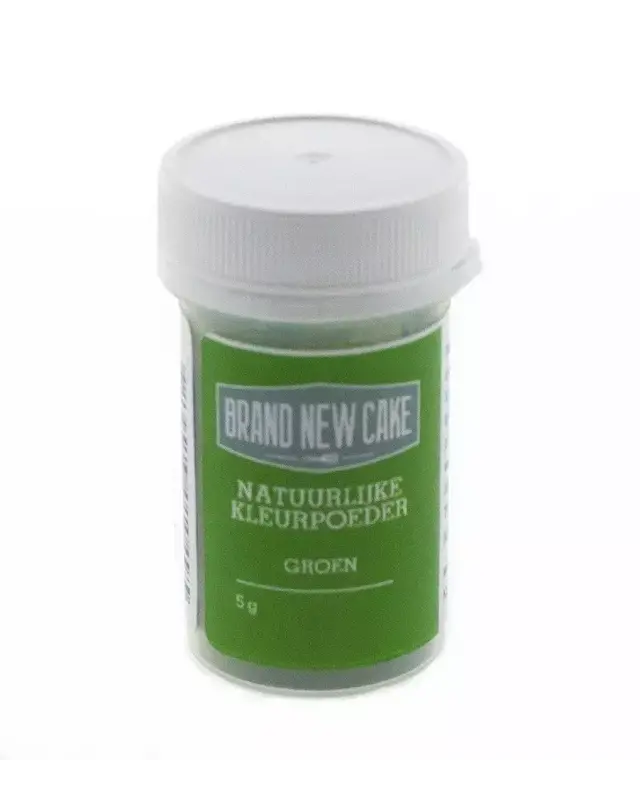Brand New Cake Natuurlijke Kleurpoeder Groen 5g ( BrandNewCake )