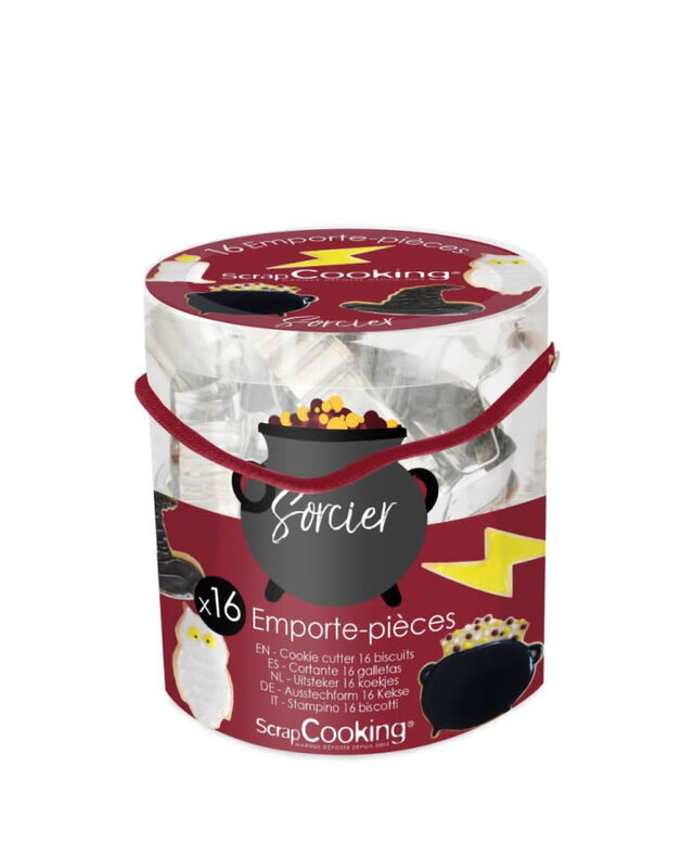 scrapcooking Cookie Cutter Set - Tovenaarsthema pk/16