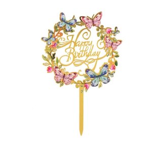 Vlinder topper Acryl